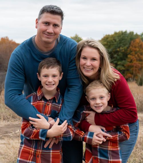 Ashley Erickson and her family